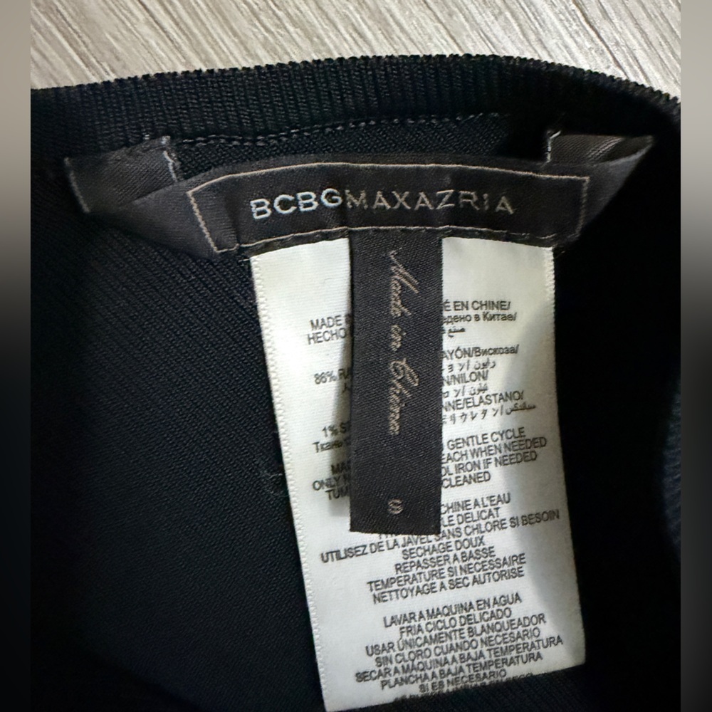 BCBGMaxAzria Classic Black Mini Dress - Picture 10 of 12